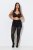 Ulla Popken 849050 Rutiga strumpbyxor Svart - Strumpbyxor & strumpor - 