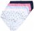 Ulla Popken 849098 Blommiga trosor 5-pack Ljusblå - Trosor - 