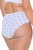 Ulla Popken 849098 Blommiga trosor 5-pack Ljusblå - Trosor - 