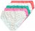 Ulla Popken 849140 Blommiga trosor 5-pack Benvit - Trosor - 