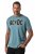 JP1880 849790 AC/DC Classic Logo T-shirt Turkosblå - Band T-shirts - Band T-shirts i stora storlekar