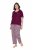 Ulla Popken 849850 Rutig pyjamas Bärröd - Pyjamas/Loungewear - 
