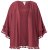 Ulla Popken 849860 Kimono Roströd - Koftor - Koftor för dig i större storlek