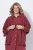 Ulla Popken 849860 Kimono Roströd - Koftor - Koftor för dig i större storlek