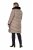 Ulla Popken 850041 Vadderad kappa Taupe - Kappor - Kappor i stora storlekar