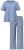 Ulla Popken 850045 Kortärmad pyjamas Ljusblå - Pyjamas/Loungewear - 