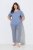 Ulla Popken 850045 Kortärmad pyjamas Ljusblå - Pyjamas/Loungewear - 