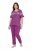 Ulla Popken 850403 Blommig pyjamas Violett - Pyjamas/Loungewear - 