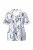 Ulla Popken 850441 Mönstrad pyjamas Benvit - Pyjamas/Loungewear - 