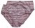 Ulla Popken 850538 Blommiga trosor i ekologisk bomull 2-pack Brun - Trosor - 