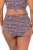 Ulla Popken 850538 Blommiga trosor i ekologisk bomull 2-pack Brun - Trosor - 