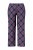 Ulla Popken 850864 Rutigt 3-delat pyjamasset Violett - Pyjamas/Loungewear - 