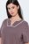 Ulla Popken 850903 Blommig pyjamas 2-pack Brun - Pyjamas/Loungewear - 