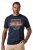 JP1880 850980 T-shirt med tryck i vintagelook Mörkblå TALL - TALL T-shirts - T-Shirts för Långa Män