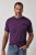 JP1880 850985 T-shirt med tryck på bröstet Mörklila TALL - TALL T-shirts - T-Shirts för Långa Män