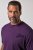 JP1880 850985 T-shirt med tryck på bröstet Mörklila TALL - TALL T-shirts - T-Shirts för Långa Män