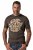 JP1880 851001 Rolling Stones Retro Logo T-shirt Hasselnöt TALL - TALL T-shirts - T-Shirts för Långa Män