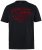 JP1880 851002 T-shirt med tryck på bröstet Svart TALL - TALL T-shirts - T-Shirts för Långa Män