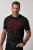 JP1880 851002 T-shirt med tryck på bröstet Svart TALL - TALL T-shirts - T-Shirts för Långa Män