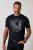 JP1880 851008 T-shirt med tryck på bröstet Svart TALL - TALL T-shirts - T-Shirts för Långa Män