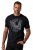 JP1880 851008 T-shirt med tryck på bröstet Svart TALL - TALL T-shirts - T-Shirts för Långa Män