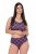 Ulla Popken 851070 Rutiga trosor i ekologisk bomull 5-pack Violett - Trosor - 