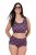 Ulla Popken 851071 Rutiga trosor i ekologisk bomull 2-pack Violett - Trosor - 