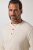 JP1880 851075 Långärmad Henley t-shirt Sandgrå TALL - TALL T-shirts - T-Shirts för Långa Män