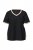 Ulla Popken 851245 Randig pyjamas Svart - Pyjamas/Loungewear - 