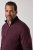 JP1880 851428 Stickad tröja med dragkedja i kragen Plommon TALL - TALL tröjor - TALL sweatshirts för långa män