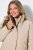 Ulla Popken 851811 Vadderad kappa Beige - Kappor - Kappor i stora storlekar