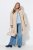 Ulla Popken 851811 Vadderad kappa Beige - Kappor - Kappor i stora storlekar