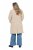 Ulla Popken 851811 Vadderad kappa Beige - Kappor - Kappor i stora storlekar