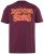 JP1880 851910 Rolling Stones Vintage Logo T-shirt Aubergine - Band T-shirts - Band T-shirts i stora storlekar