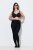 Ulla Popken 852349 Prickiga strumpbyxor Svart - Strumpbyxor & strumpor - 