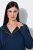 Ulla Popken 852573 Pyjamas med skjortkrage Mörkblå - Pyjamas/Loungewear - 