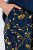 Ulla Popken 852577 Mönstrad pyjamas Mörkblå - Pyjamas/Loungewear - 