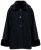 Ulla Popken 852644 Capejacka med fuskpälskant Svart - Ponchos & capes - 