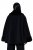 Ulla Popken 852644 Capejacka med fuskpälskant Svart - Ponchos & capes - 