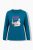 Ulla Popken 852710 Långärmad myströja Petrol - Pyjamas/Loungewear - 