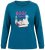 Ulla Popken 852710 Långärmad myströja Petrol - Pyjamas/Loungewear - 
