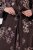 Ulla Popken 853204 Blommig morgonrock Brun - Morgonrockar & badrockar - 