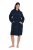 Ulla Popken 853353 Mysklänning med huva Mörkblå - Pyjamas/Loungewear - 