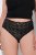 Ulla Popken 853495 Blommiga trosor 3-pack Svart - Trosor - 