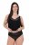 Ulla Popken 853495 Blommiga trosor 3-pack Svart - Trosor - 