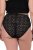 Ulla Popken 853495 Blommiga trosor 3-pack Svart - Trosor - 