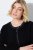 Ulla Popken 853685 Kort teddyjacka med kanter i skinnlook Svart - Jackor - Damjackor i stora storlekar