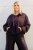 Ulla Popken 853792 Jacka i mockaimitation Brun - Jackor - Damjackor i stora storlekar