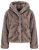 Ulla Popken 854617 Jacka i fuskpäls Beige - Jackor - Damjackor i stora storlekar