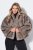 Ulla Popken 854617 Jacka i fuskpäls Beige - Jackor - Damjackor i stora storlekar